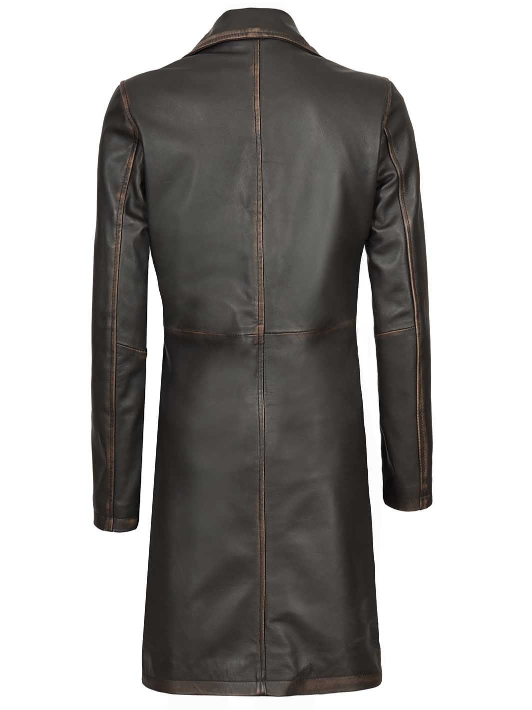 Manteau de voiture marron pour femme