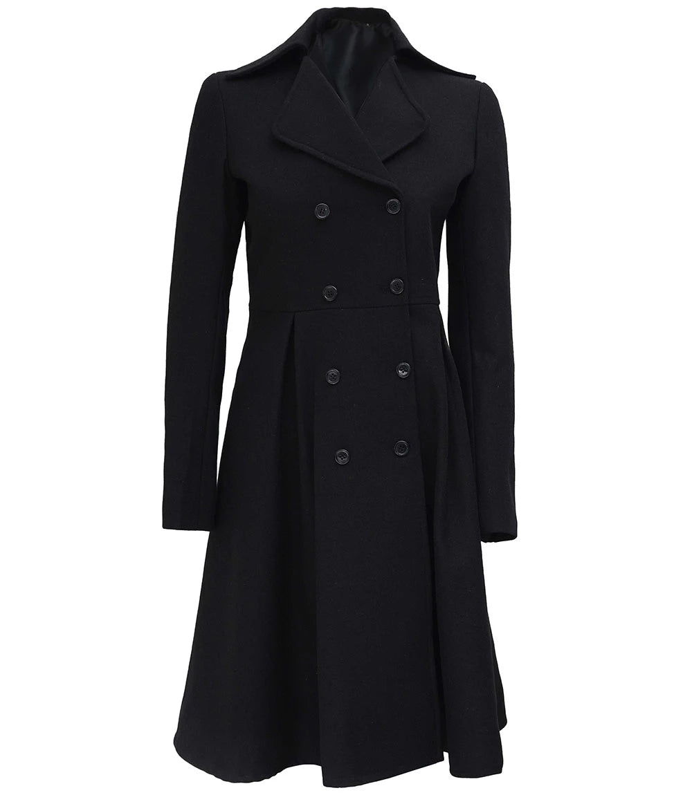Bryson Women's Cognac Brown Leather 3/4 Length Coat