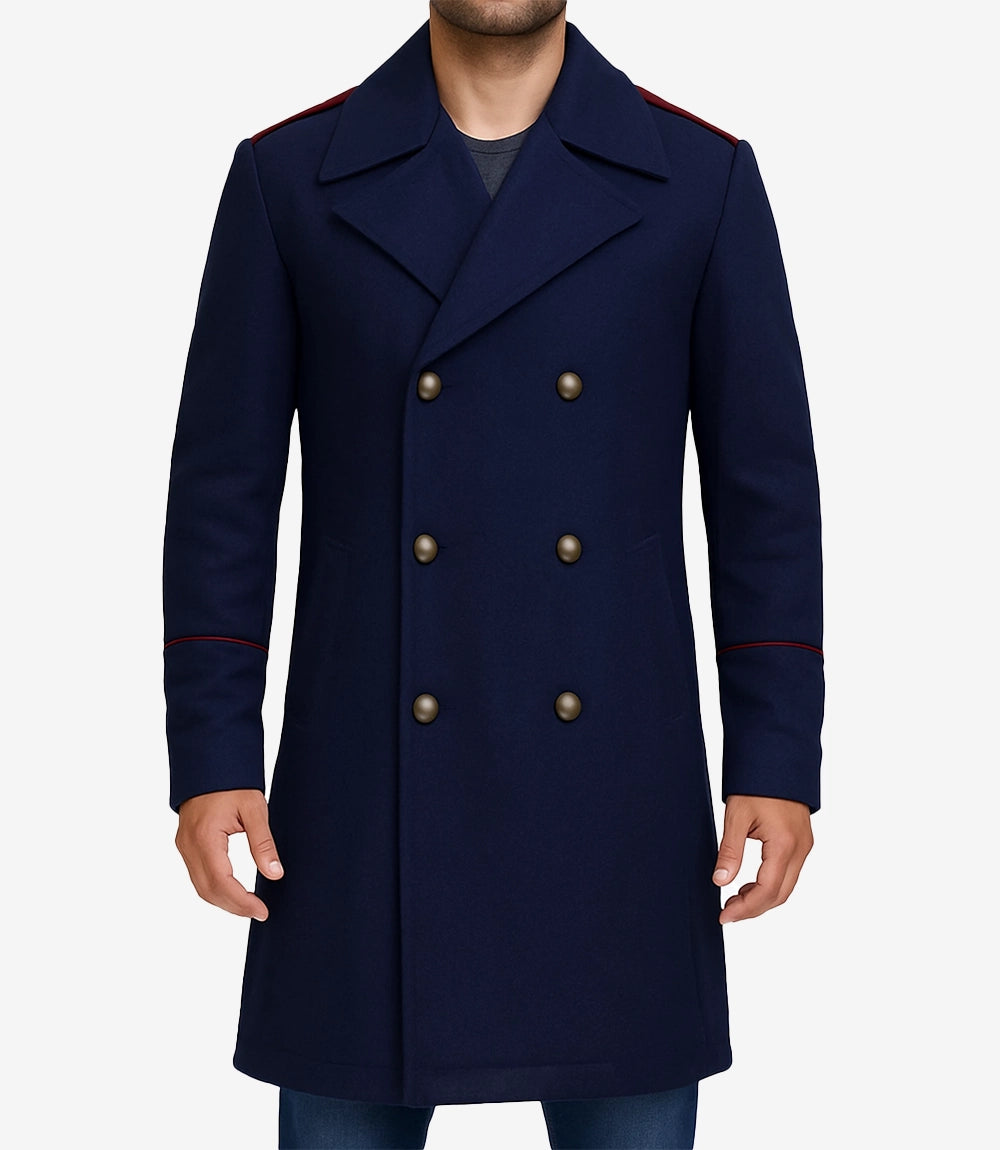 Homme Bleu Caban