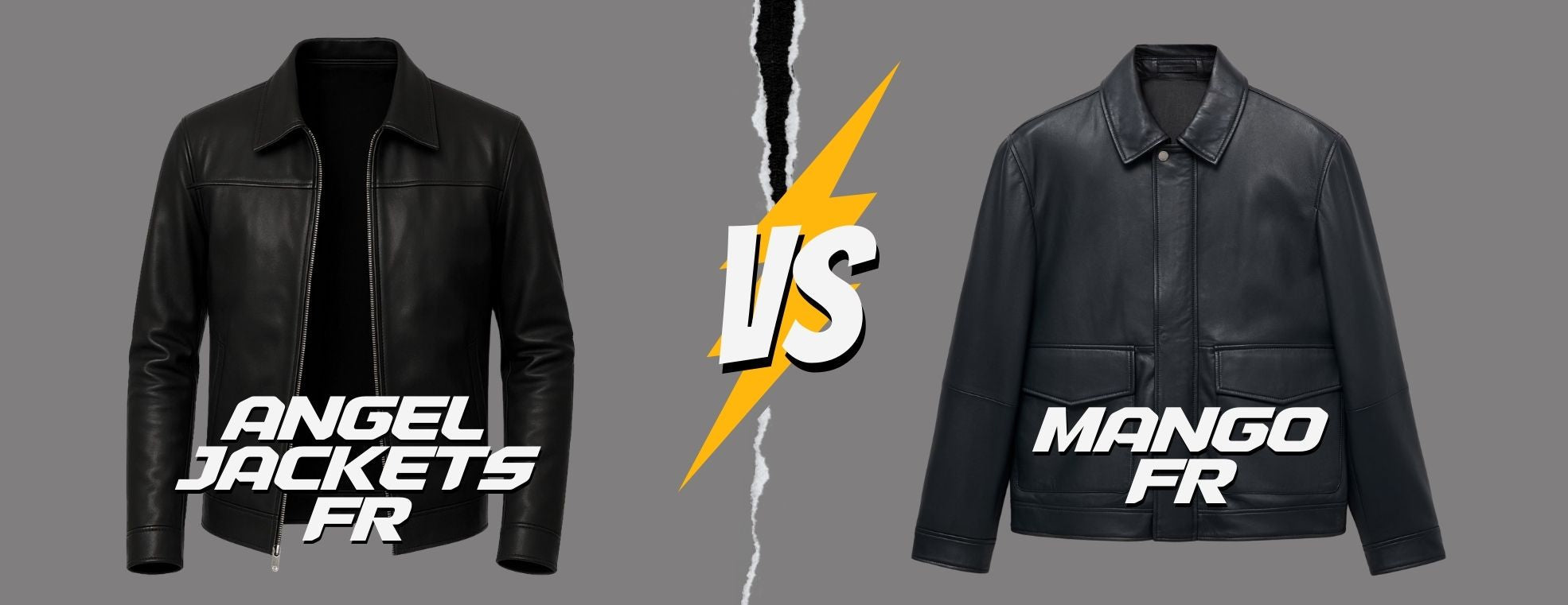 AngelJackets.fr vs Mango.fr : Quelle veste en cuir vous convient le mieux ?
