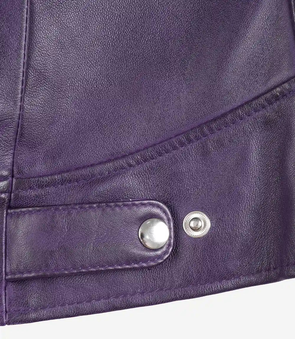 Dodge Veste En Cuir Femme
